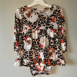 Posh Peanut LANA CLAUS bodysuit dress